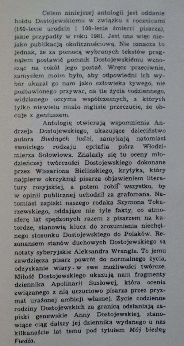 Zbigniew Podgórzec • Okrutny talent. Dostojewski we wspomnieniach, krytyce i dokumentach