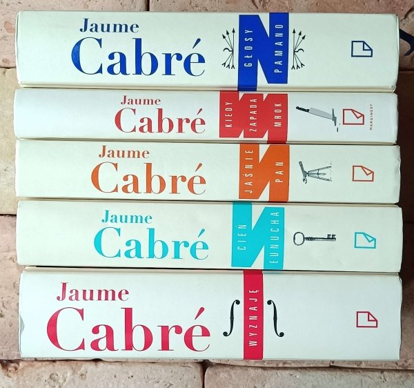 Jaume Cabre x5 • Wyznaję - Kiedy zapada mrok - Głosy Pamano i inne | komplet - okładka