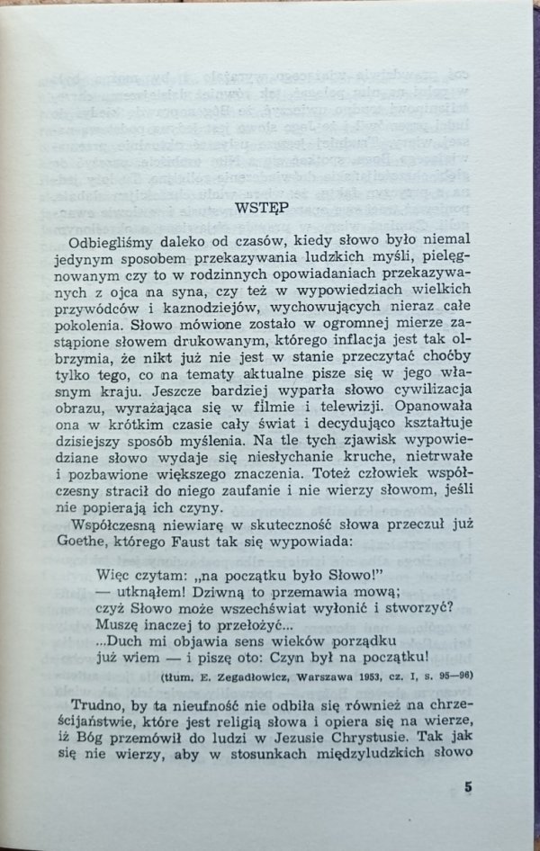 Stefan Moysa • Słowo zbawienia - wstęp
