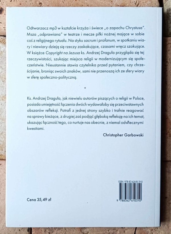 Andrzej Draguła Copyright na Jezusa - okładka