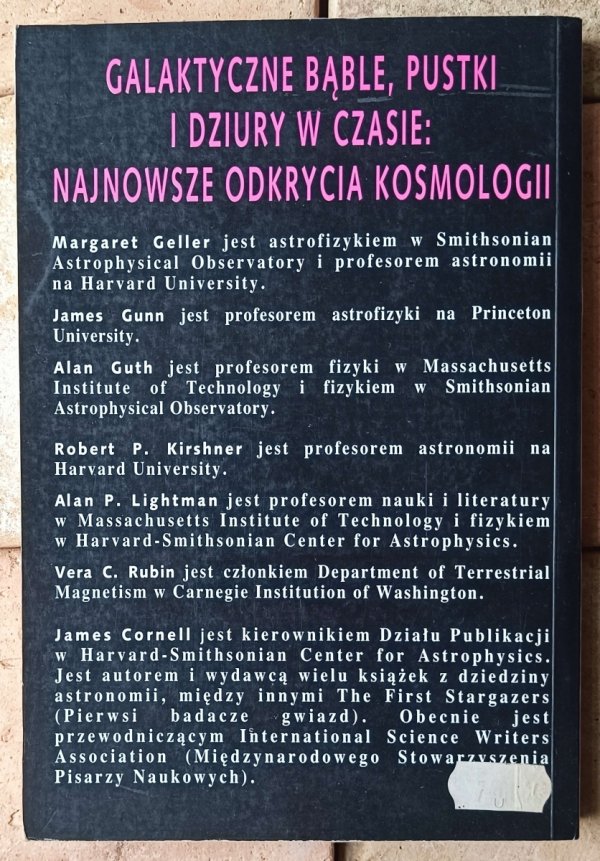 Galaktyczne bąble, pustki i dziury w czasie. Najnowsze odkrycia kosmologii - okładka