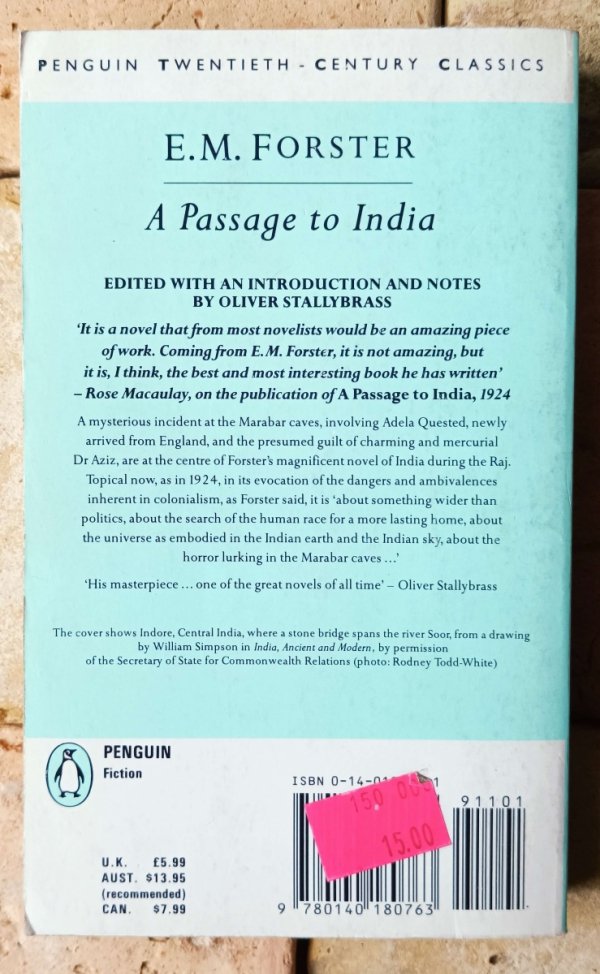 EM Forster • A Passage to India - okładka