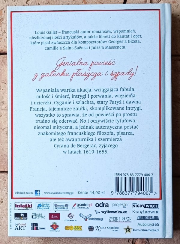 Louis Gallet Kapitan Czart. Przygody Cyrana de Bergerac - okładka