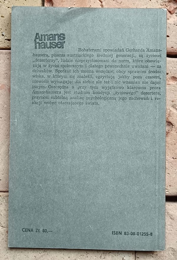 Gerhard Amanshauser - Dezerter