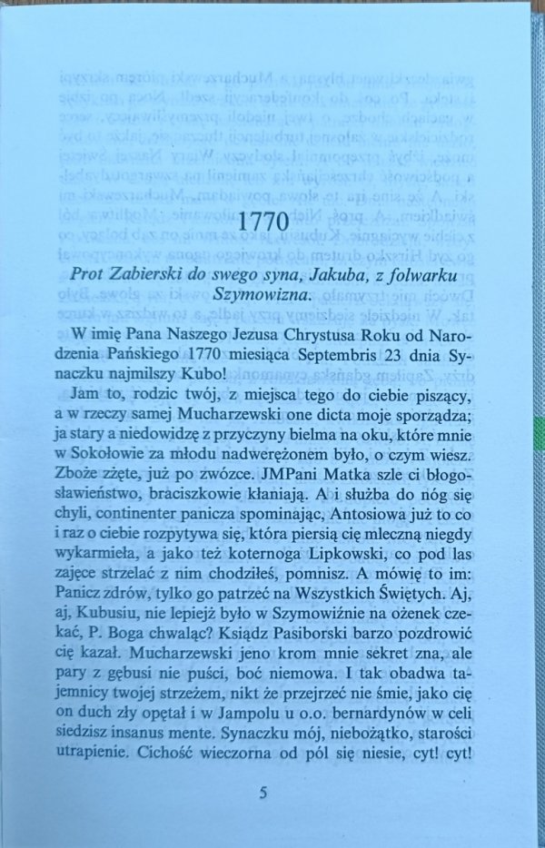 Kazimierz Brandys • Wariacje pocztowe  fragment książki