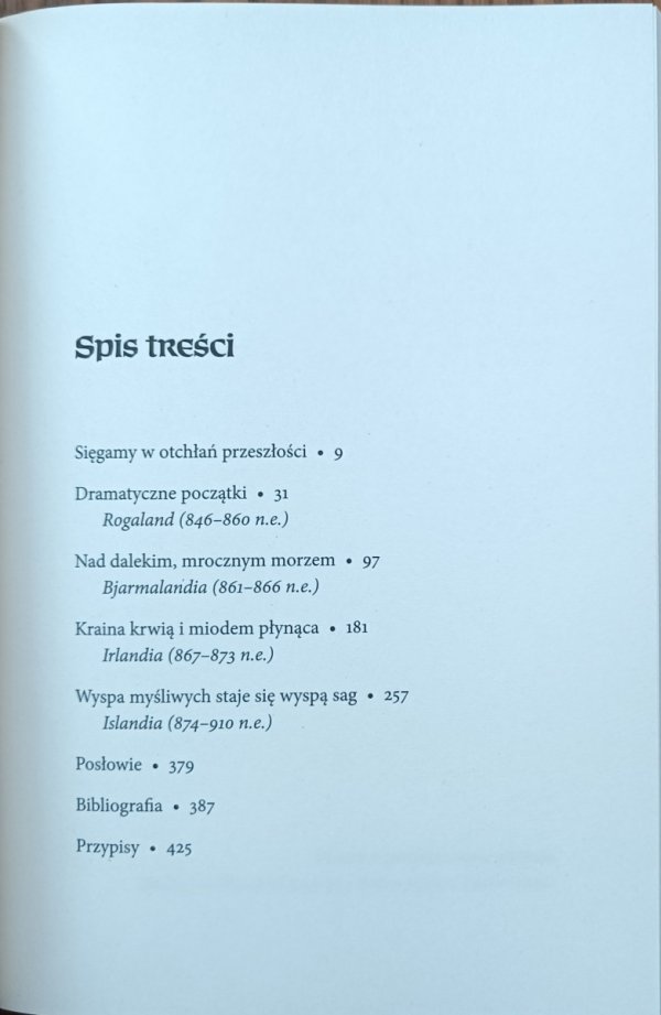 Bergsveinn Birgisson • Czarny wiking spis treści
