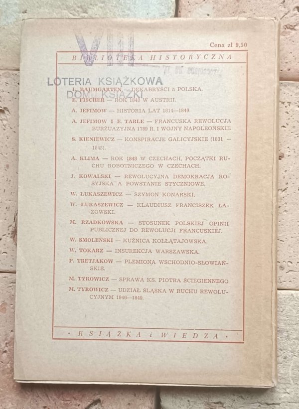 Leon Baumgarten - Dekabryści a Polska - okładka