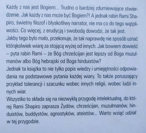 Rami Shapiro Bóg. Przewodnik rabina Ramiego