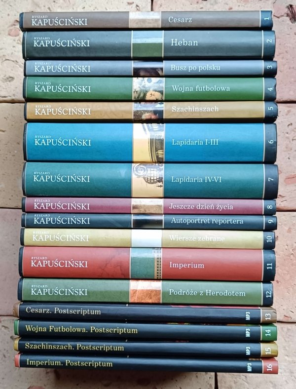 Ryszard Kapuściński - Dzieła wybrane | 16 tomów | komplet - okładka