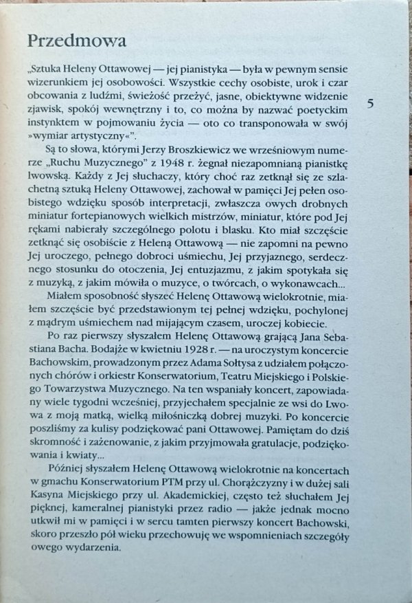Zofia Ottawa-Rogalska • Lwy spod ratusza słuchają muzyki - przedmowa