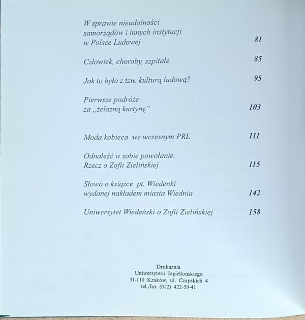 Adam Zielińśki - 50 lat później czyli rzecz o Zofii Zielińskiej
