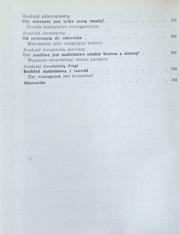 Vitus B. Droscher Cena miłości. U źródeł zachowań godowych - spis treści