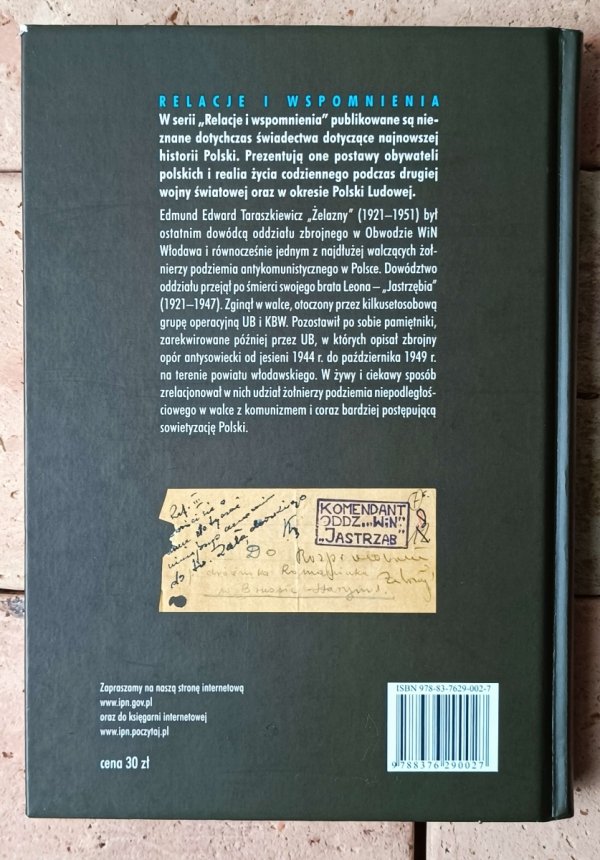 Edmund Edward Taraszkiewicz • Trzy pamiętniki  - okładka