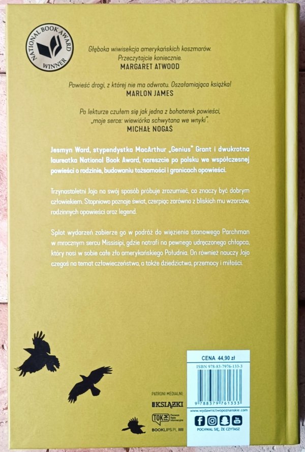 Jesmyn Ward Śpiewajcie, z prochów, śpiewajcie - okładka
