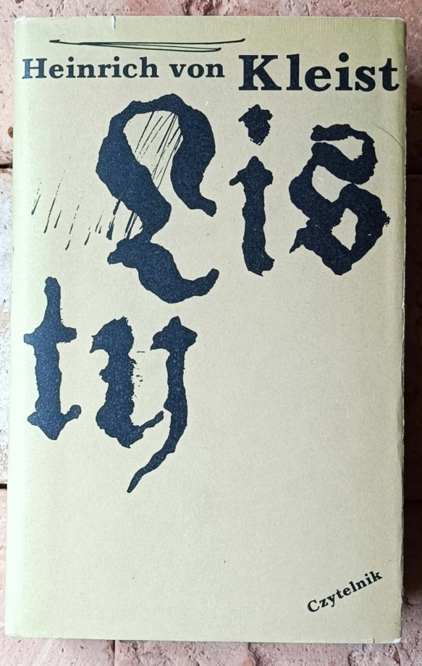Heinrich von Kleist  Listy - okładka