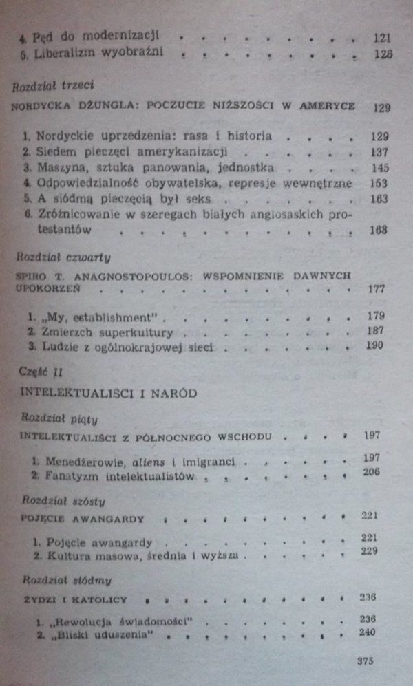 Michael Novak • Przebudzenie etnicznej Ameryki - spis treści