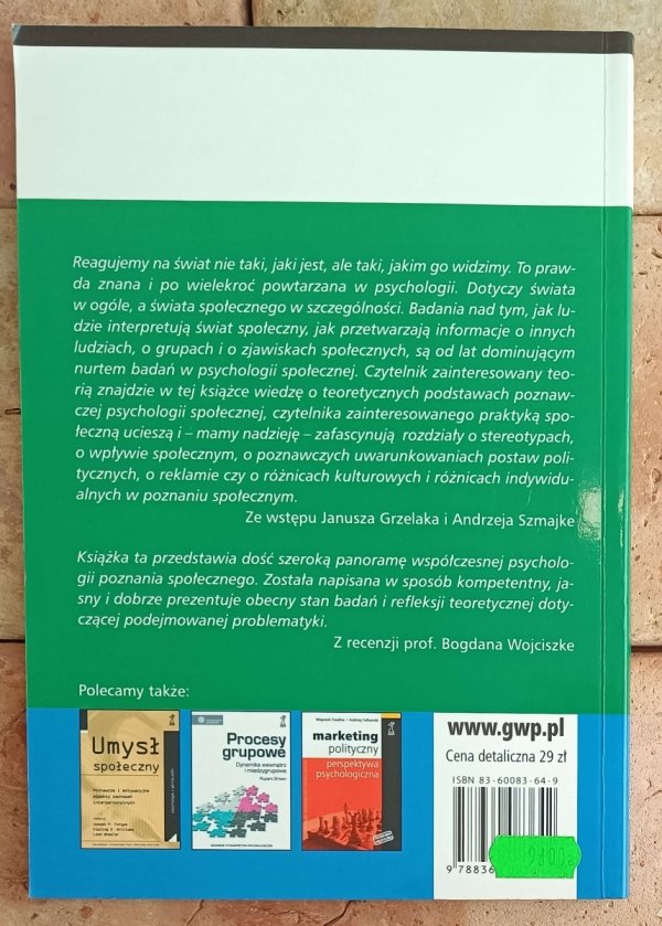 Kossowska, Śmieja, Śpiewak  Społeczne ścieżki poznania - okładka