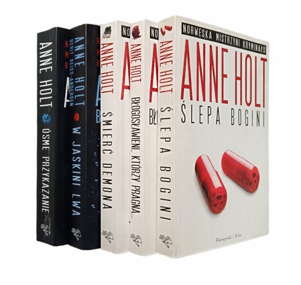 Anne Holt x5 • Cykl Hanne Wilhelmsen [komplet 5 tomów] - okładka