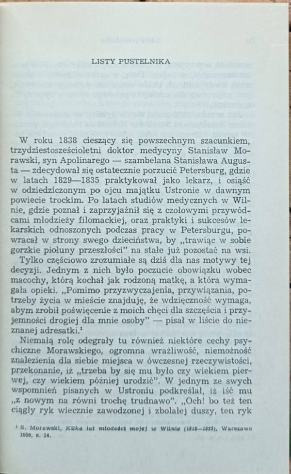 Stanisław Morawski • Z wiejskiej samotni - fragment