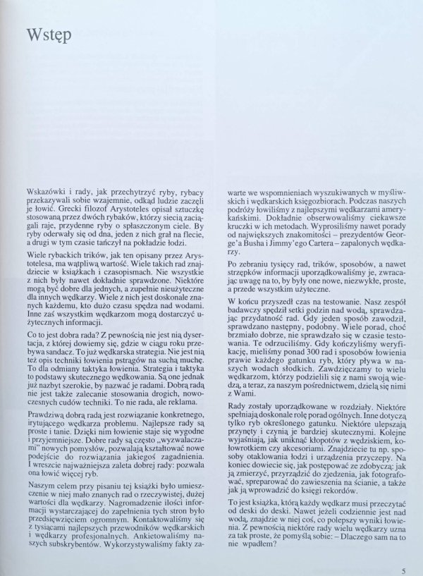 Dick Sternberg, Greg Breining  Wędkarskie rady i sposoby - fragment