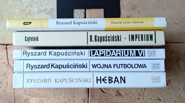 Ryszard Kapuściński x5 • Imperium - Heban Wojna - futbolowa i inne - okładka
