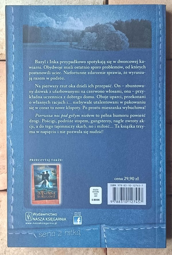 Agata Mańczyk Pierwsza noc pod gołym niebem - okładka