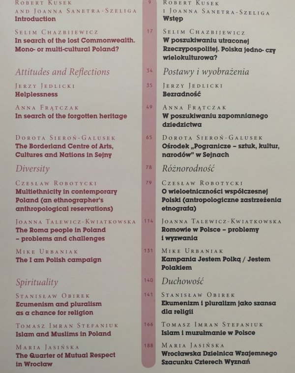 red. Robert Kusek, Joanna Sanetra-Szeliga • W stronę nowej wielokulturowości
