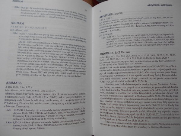 Pius Czesław Bosak OP • Postacie Biblii. Słownik - konkordacja
