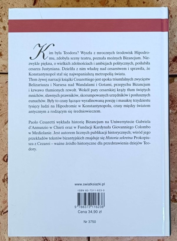 Paolo Cesaretti - Teodora - okładka