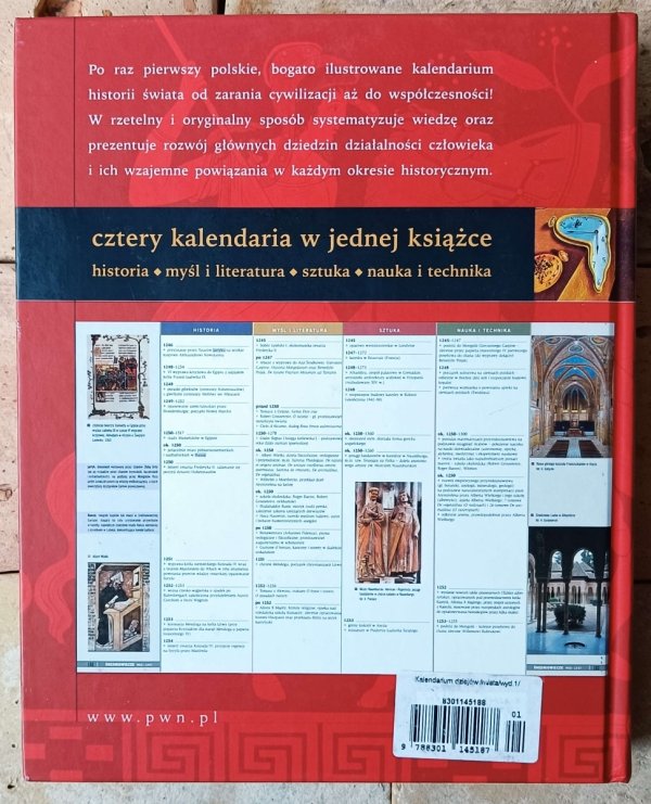 Kalendarium dziejów świata PWN - okładka