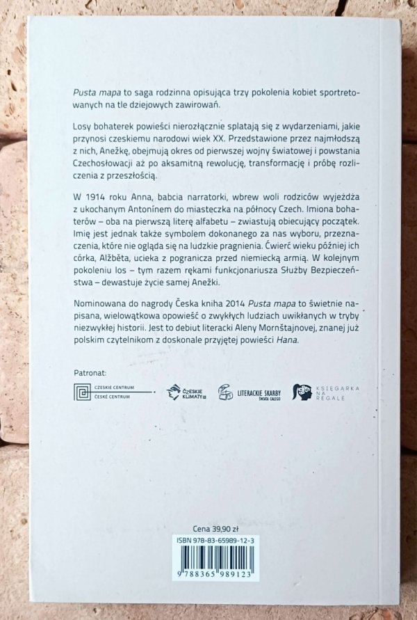 Alena Mornstajnova Pusta mapa - okładka