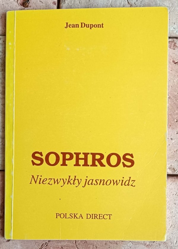 Jean Dupont Sophros. Niezwykły jasnowidz - okładka