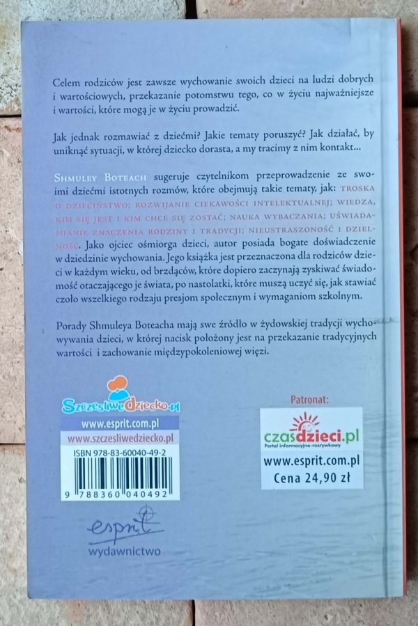 Shmuel Boteach • 10 rozmów, które każdy powinien przeprowadzić ze swoim dzieckiem - okładka