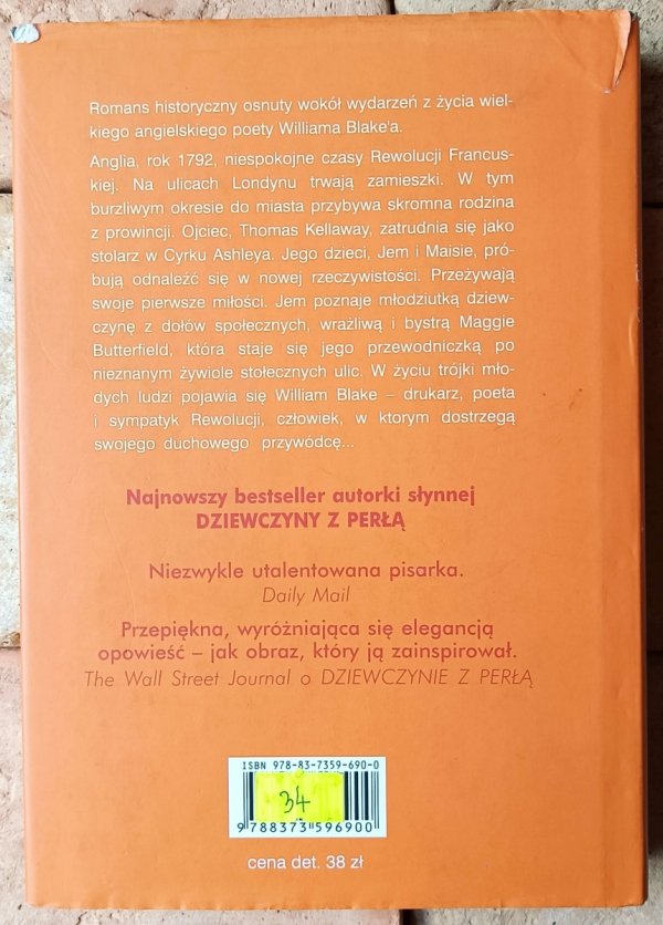 Tracy Chevalier • Płonął ogień twoich oczu... - okładka