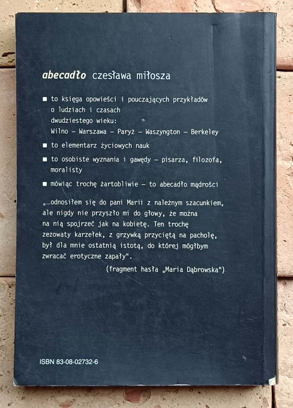 Czesław Miłosz - Abecadło Miłosza