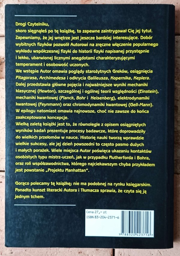 Richard P. Brennan • Na ramionach olbrzymów. Życie i dzieło twórców współczesnej fizyki - okładka