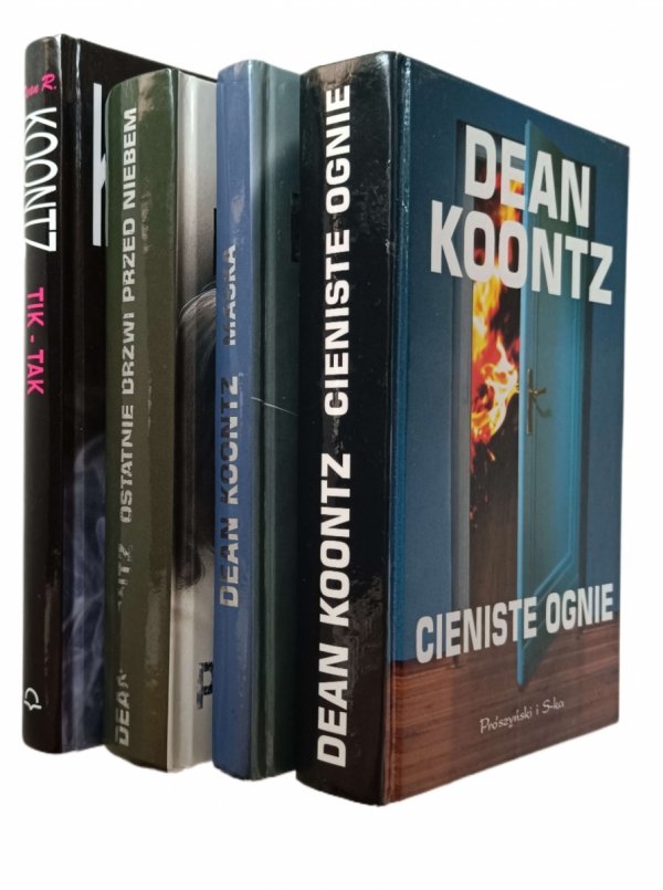 Dean Koontz x4  Cieniste ognie - Maska - Tik - tak i inna - okładka