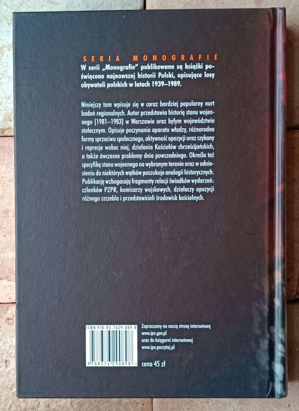 Tadeusz Ruzikowski • Stan wojenny w Warszawie i województwie stołecznym 1981–1983 - okładka