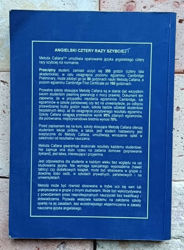 Callan Method - Students Book | Lessons 1-24 - okładka
