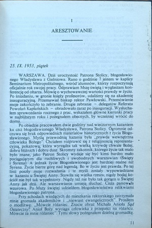 Stanisław Wyszyński • Zapiski więzienne