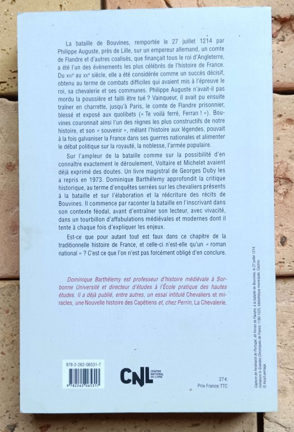 Dominique Barthelemy - La Bataille de Bouvines