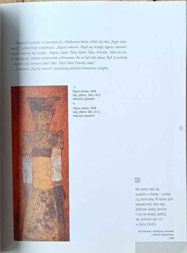 Łukasz Kossowski • Jan Lebenstein 1930-1999 [Ludzie, czasy, dzieła]