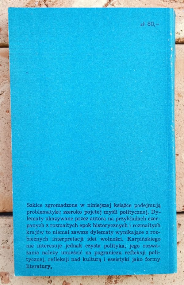 Wojciech Karpiński - Cień Metternicha. Szkice - okładka