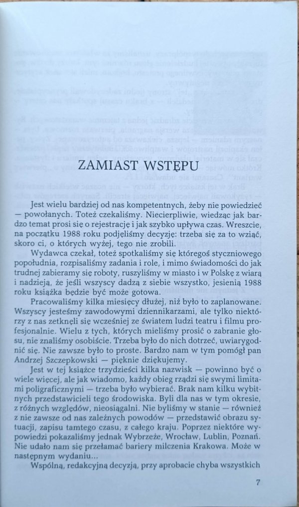 Andrzej Roman • Komedianci. Rzecz o bojkocie - wstęp