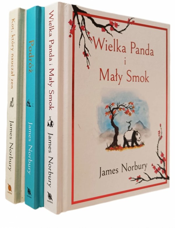 James Norbury x3 • Wielka Panda i Mały Smok - Podróż - Kor który nauczał zen - okładka