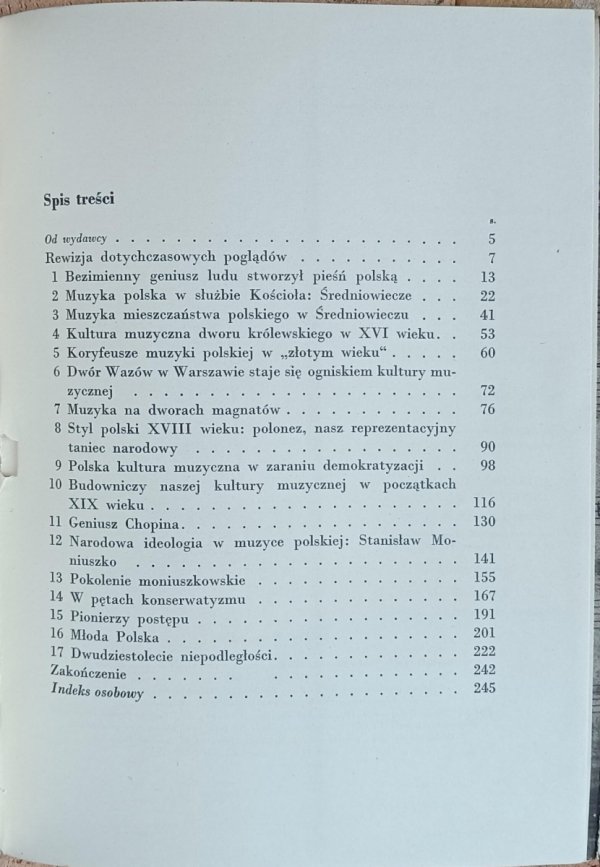 Józef Władysław Reiss Najpiękniejsza ze wszystkich jest muzyka polska