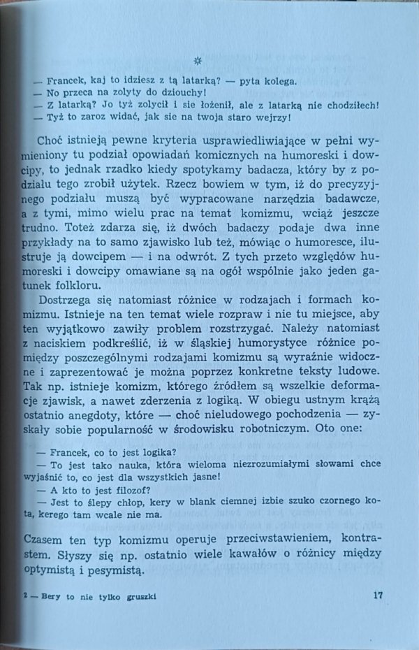 Dorota Simonides  Rzecz o humorze śląskim - fragment