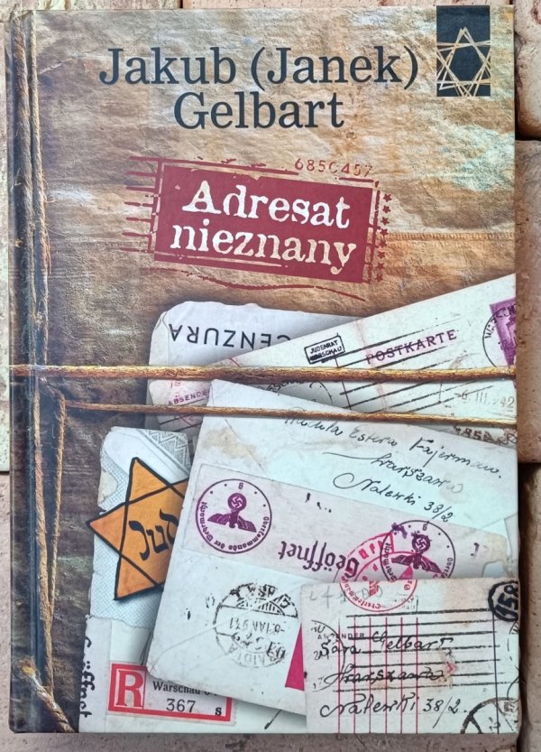 Okładka książki Adresat nieznany autorstwa Jakub Gelbart