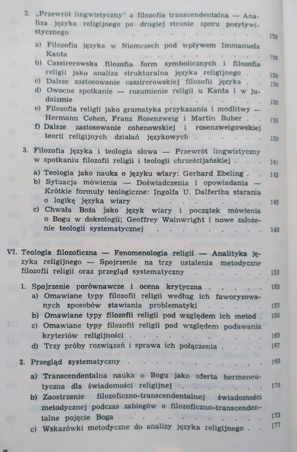 Richard Schaeffler Filozofia religii - spis treści