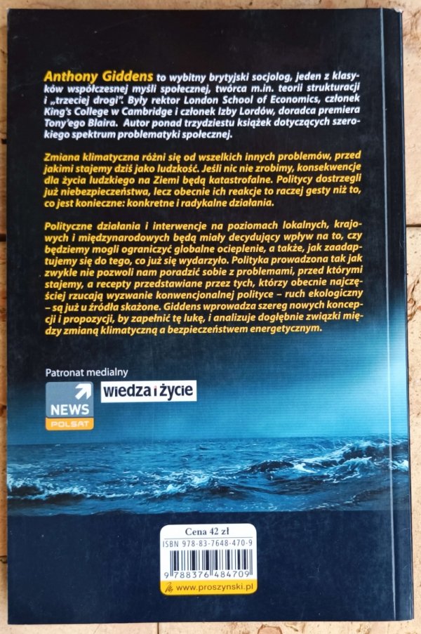 Anthony Giddens • Klimatyczna katastrofa